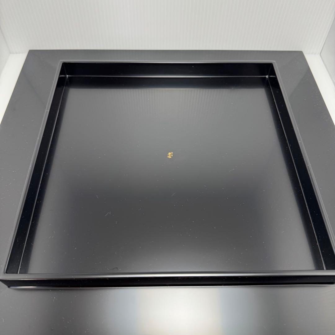 新品 輪島塗 慶塚 慶塚漆器 盛器 菓子器 漆器 漆 器 四角型 赤茶 箱