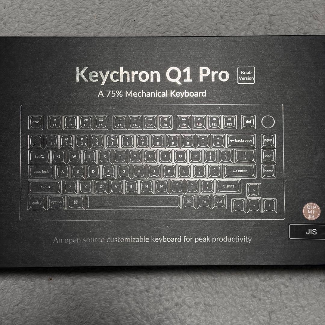 Keychron Q1 Pro 75%キーボード 赤軸 日本語配列