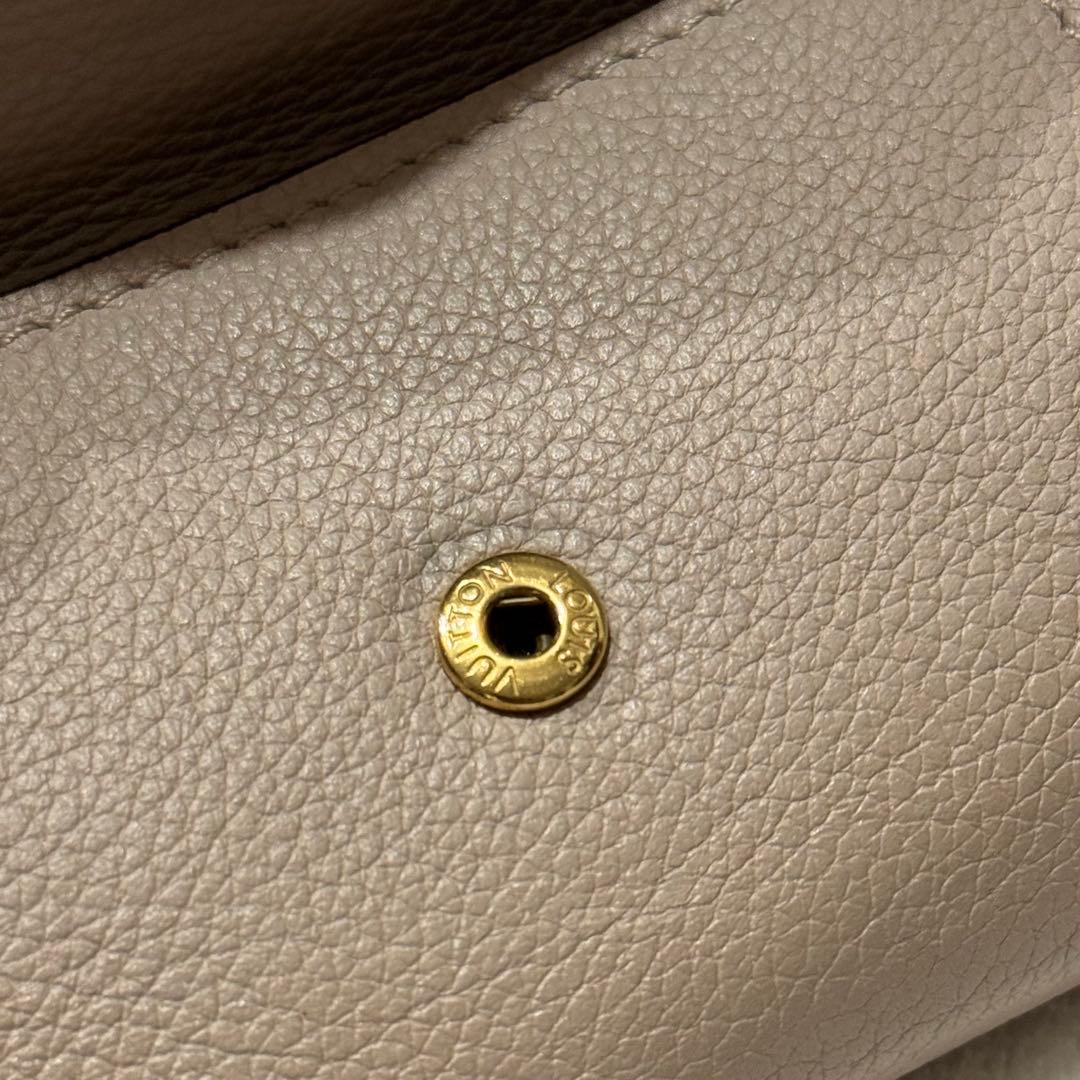 ルイヴィトン　三つ折り財布　ポルトフォイユロックミニ　ガレ