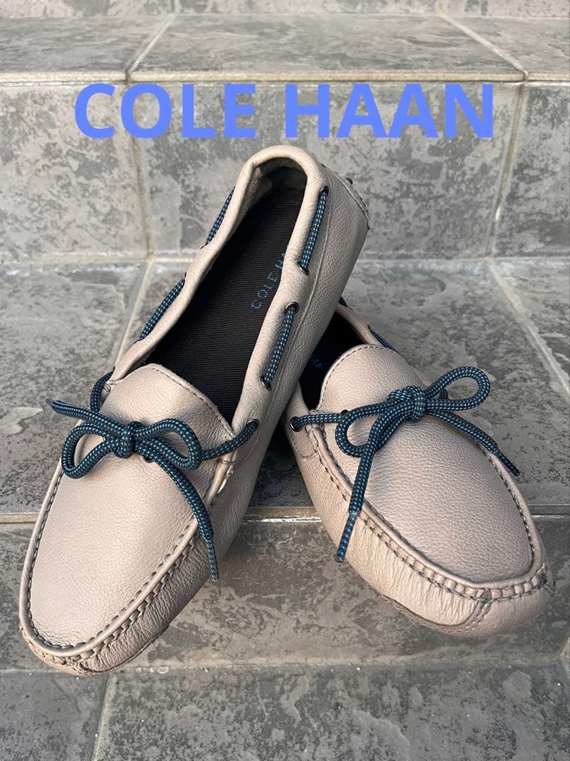 美品 Cole Haan コールハーン ドライビング グレー ローファー8