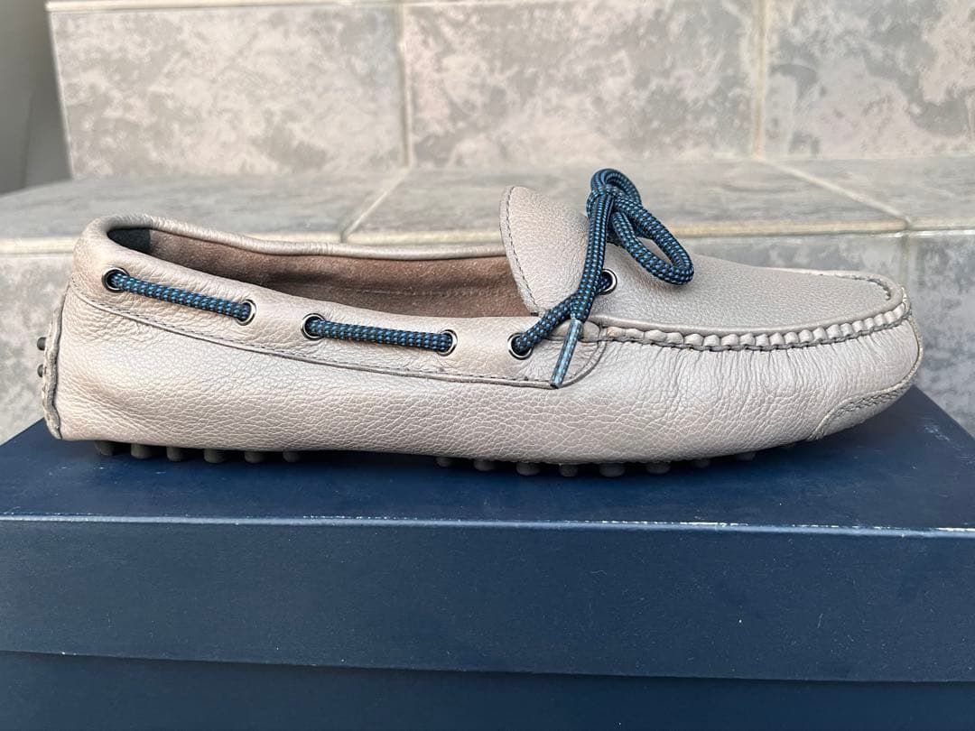 美品 Cole Haan コールハーン ドライビング グレー ローファー8