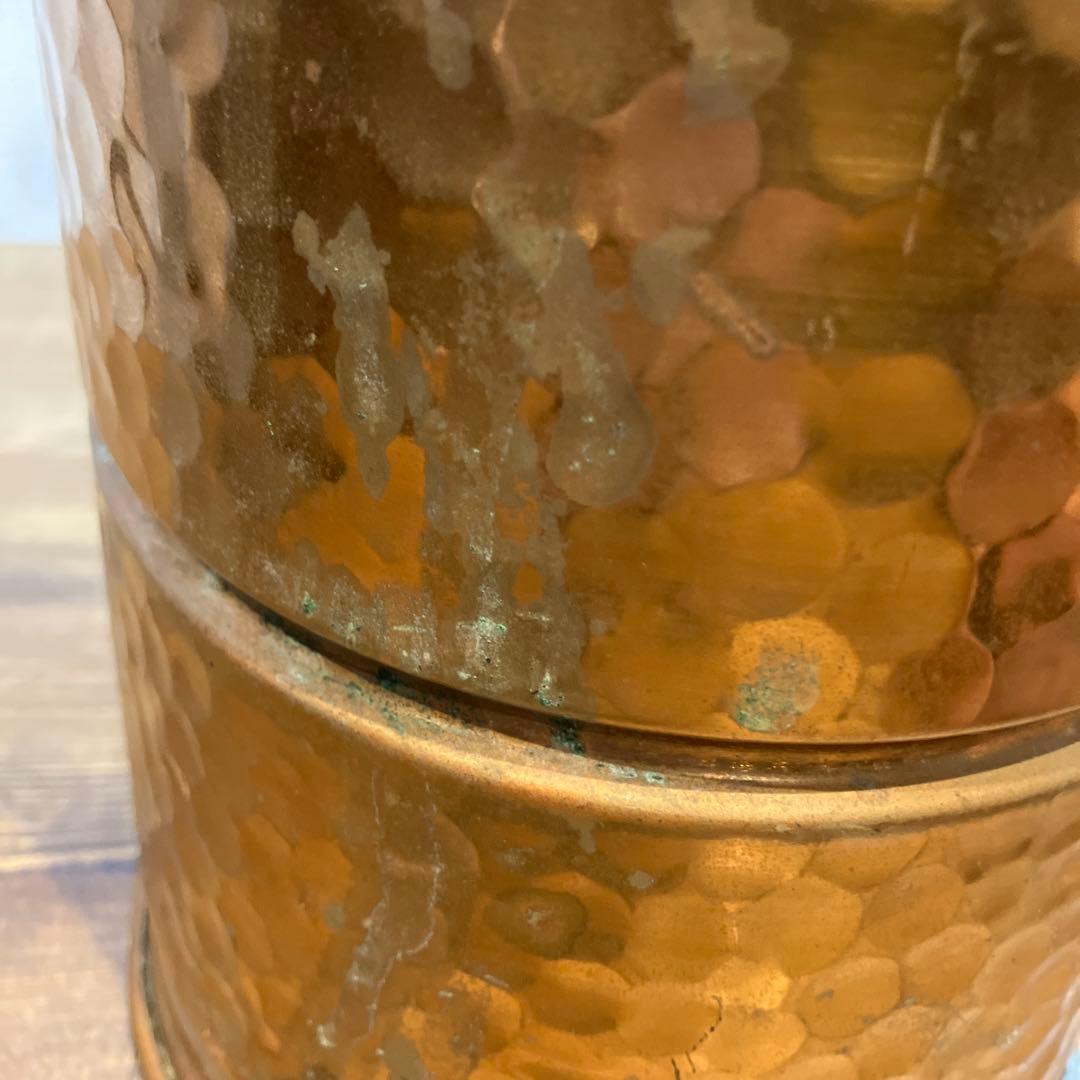 ライオン　傘立て　銅　アンティーク　激レア　オランダ製