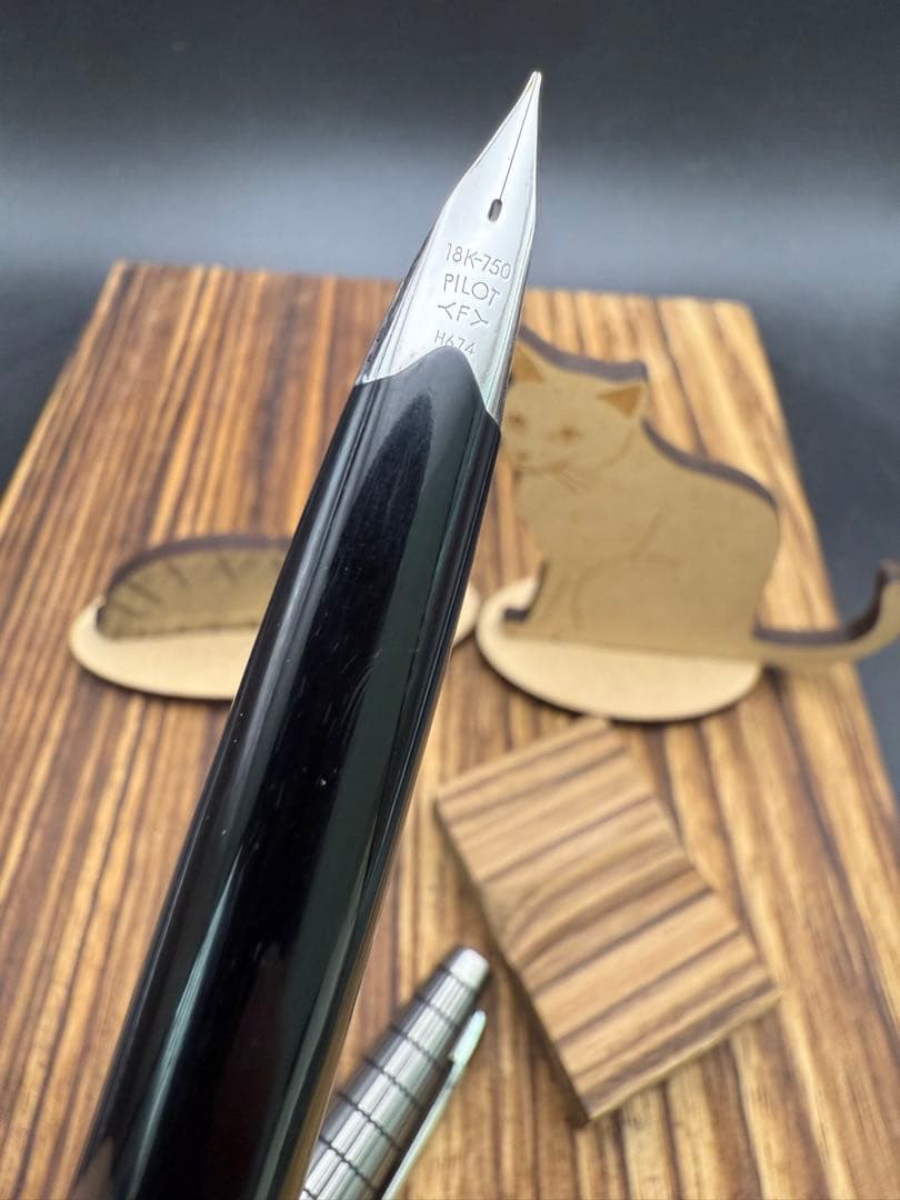 Pilot 万年筆 エリート 蝕刻 ショート 18K