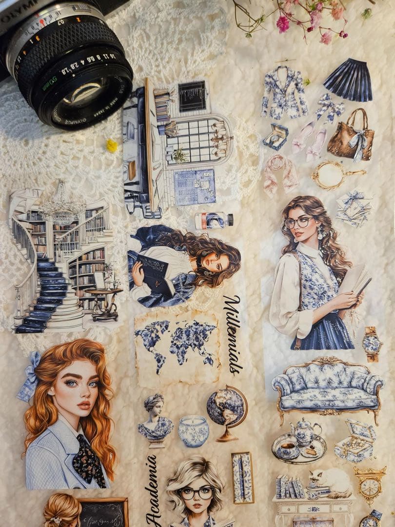 Lana's Scrap Shop 海外マスキングテープ　マステ 【2407】