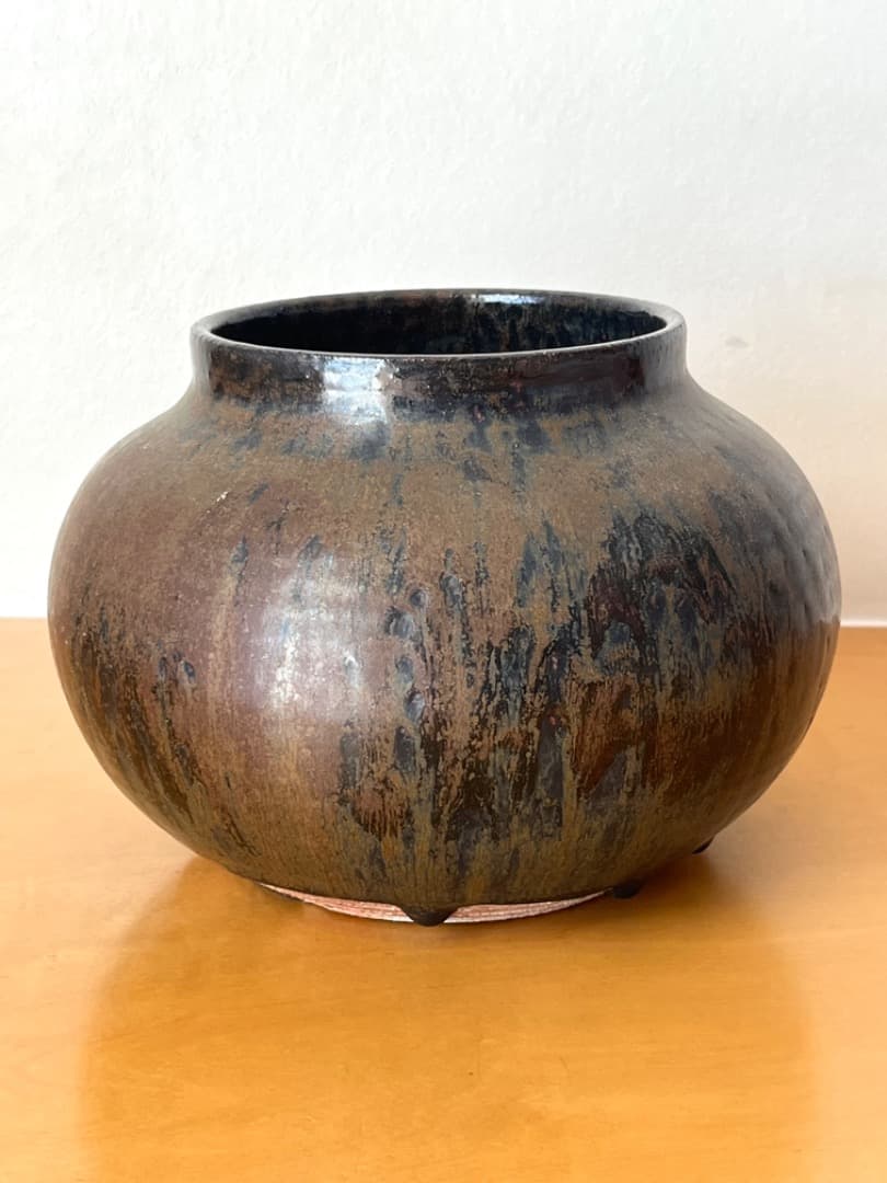 宗像窯　七代目　宗像亮一　水差　会津本郷焼