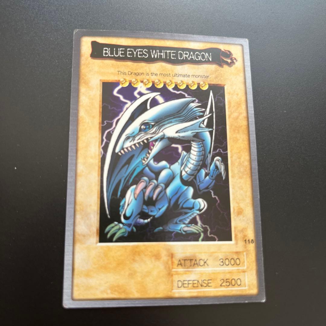 遊戯王 バンダイ版 ブルーアイズホワイトドラゴン 英語　カードダス
