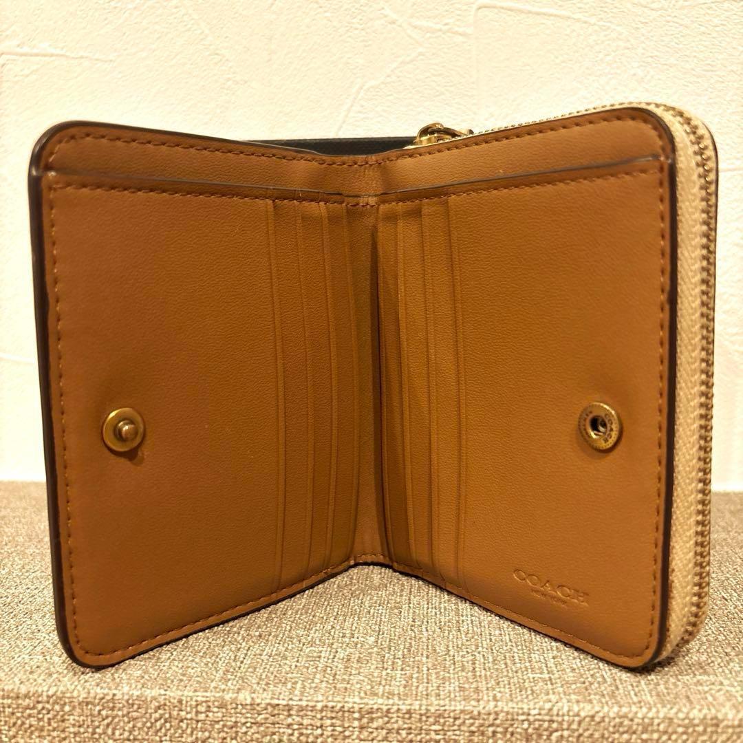 【箱付き】coach 二つ折り財布 レキシー　恐竜