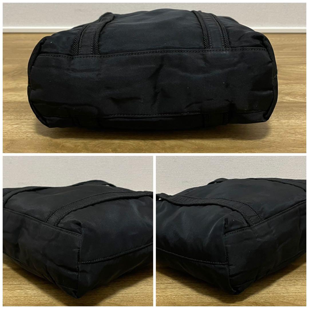 《美品》PRADA（プラダ）ナイロン ハンドバッグ ブラック 黒