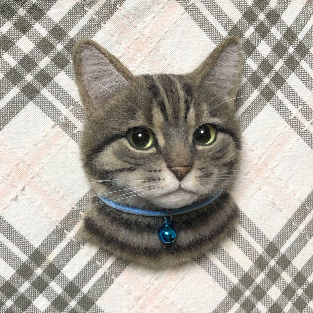 羊毛フェルト 猫 ハンドメイド れな