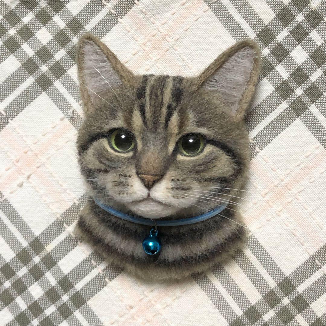 羊毛フェルト 猫 ハンドメイド れな