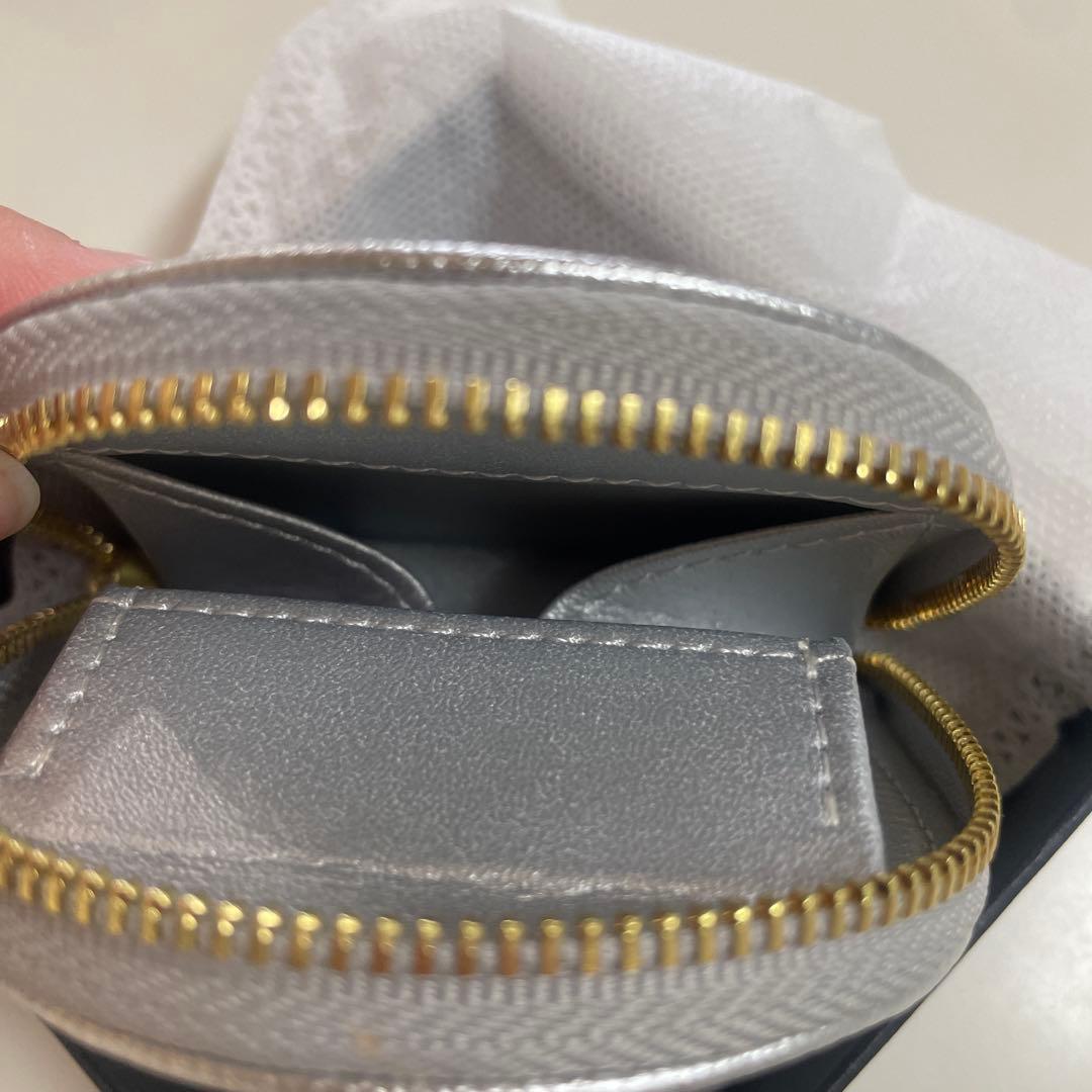 皇居限定 シルバー 馬蹄型小銭入 ケース　銀 財布