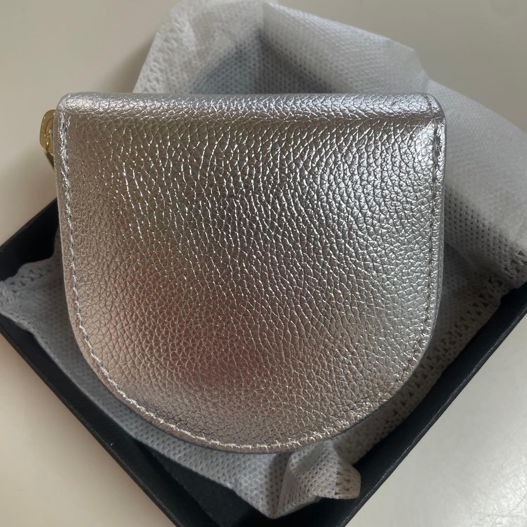 皇居限定 シルバー 馬蹄型小銭入 ケース　銀 財布