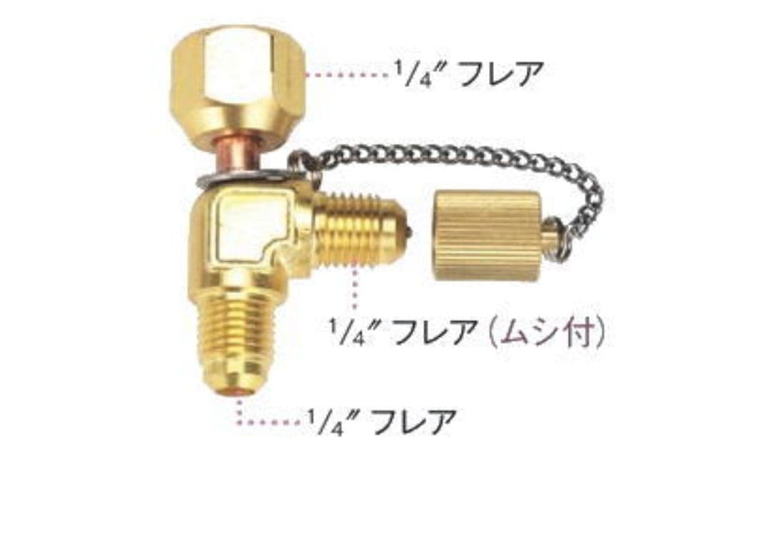 イチネンTASCO TA382KF たてT型ゲージアダプター6個セット