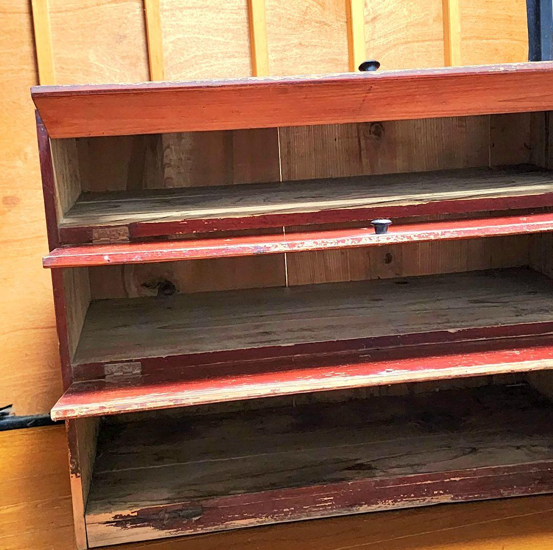 【大正浪漫】古家具/パタパタ収納棚