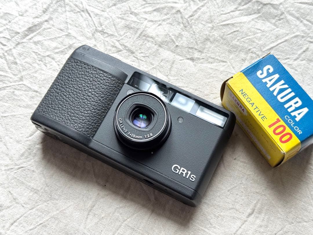 ⌘実写確認済み、電池付き、完動品！ RICOH GR1s⌘