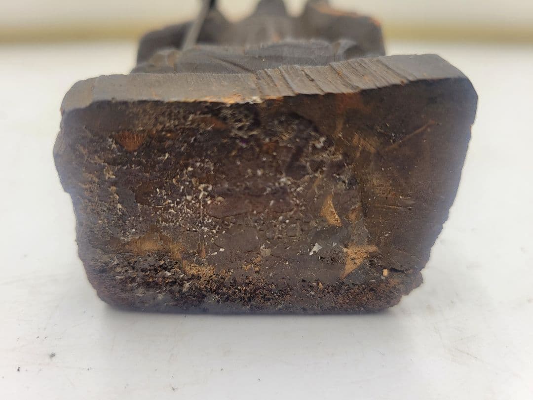 時代物　木彫　地蔵菩薩像　江戸時代　仏教美術　骨董品　美術品