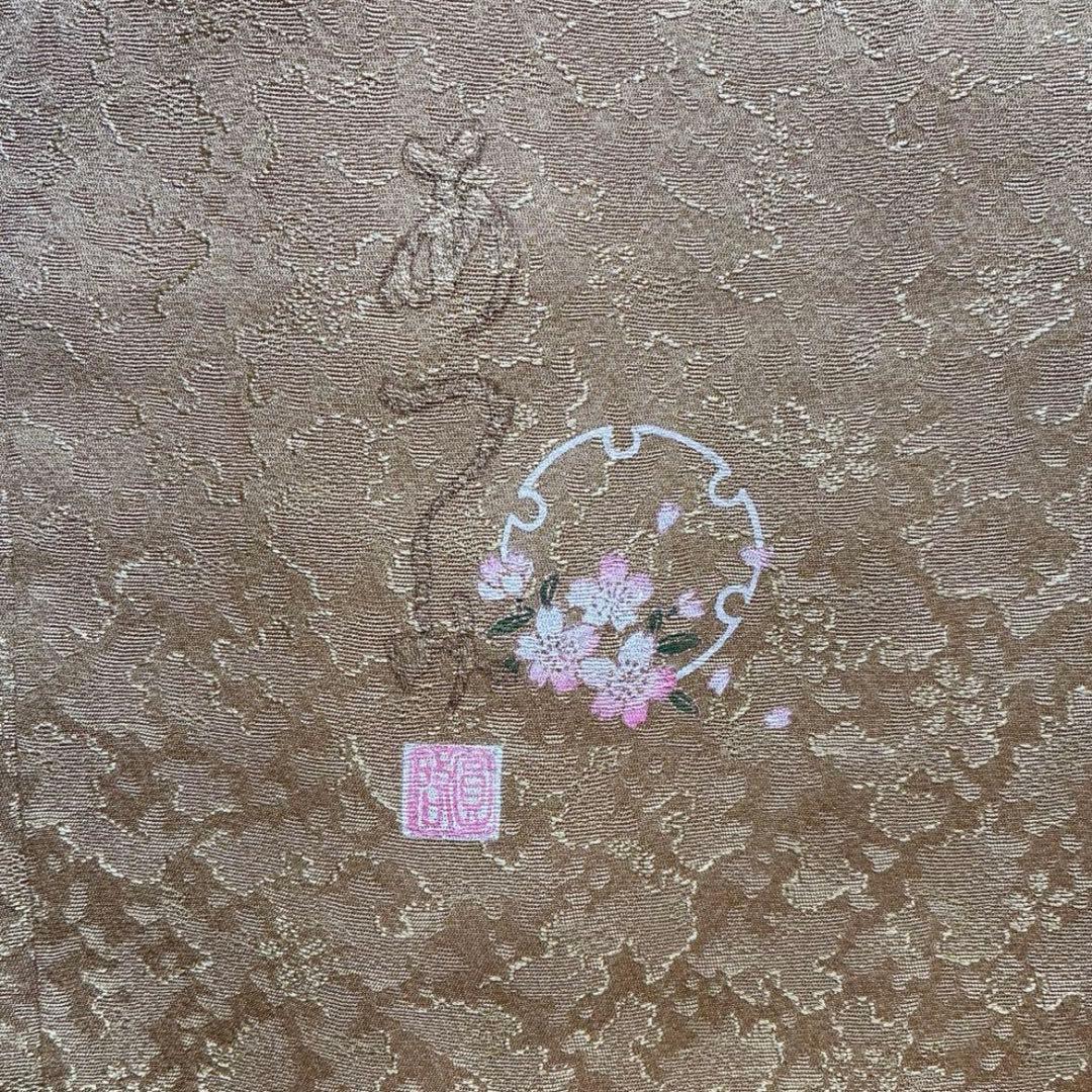 l*a様 色無地　正絹　トールサイズ　ぼかし　さが美　雪輪　落款有り