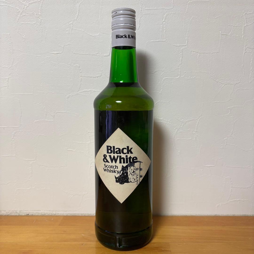✨古酒✨Black & White 1980年 スコッチウイスキー 750ml