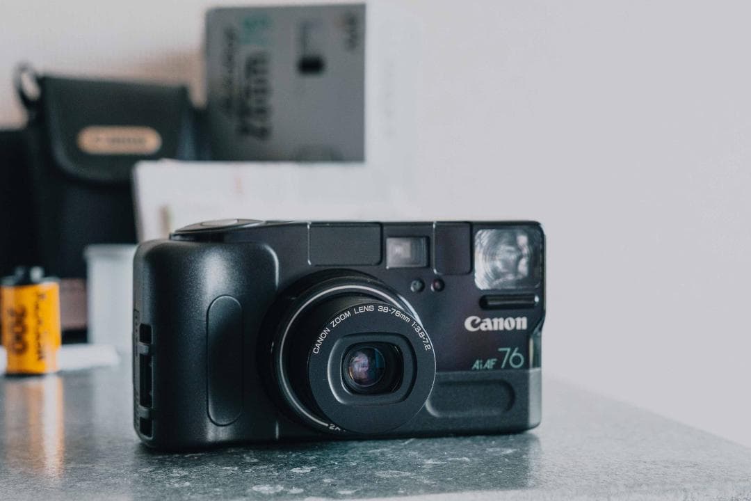 届いて5分で撮影できる！Canon Ab Zoom76 フィルムカメラセット♪