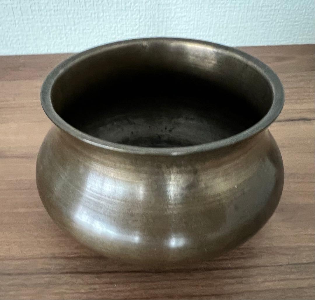 銅製 建水 茶こぼし・錫製茶入 美奈登製/錫茶托 5客セット 煎茶 茶道具