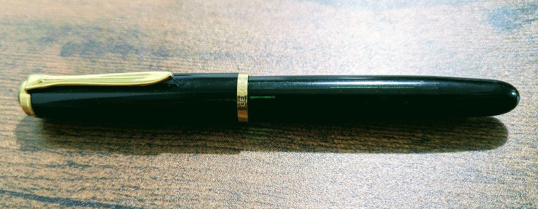 PELIKAN 万年筆 400NN 14金 ヴィンテージ ブラック ゴールド