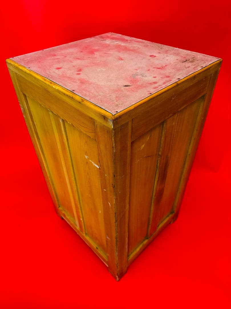 昭和レトロ アンティーク 氷冷蔵庫 木製 HOKUYOREIKI