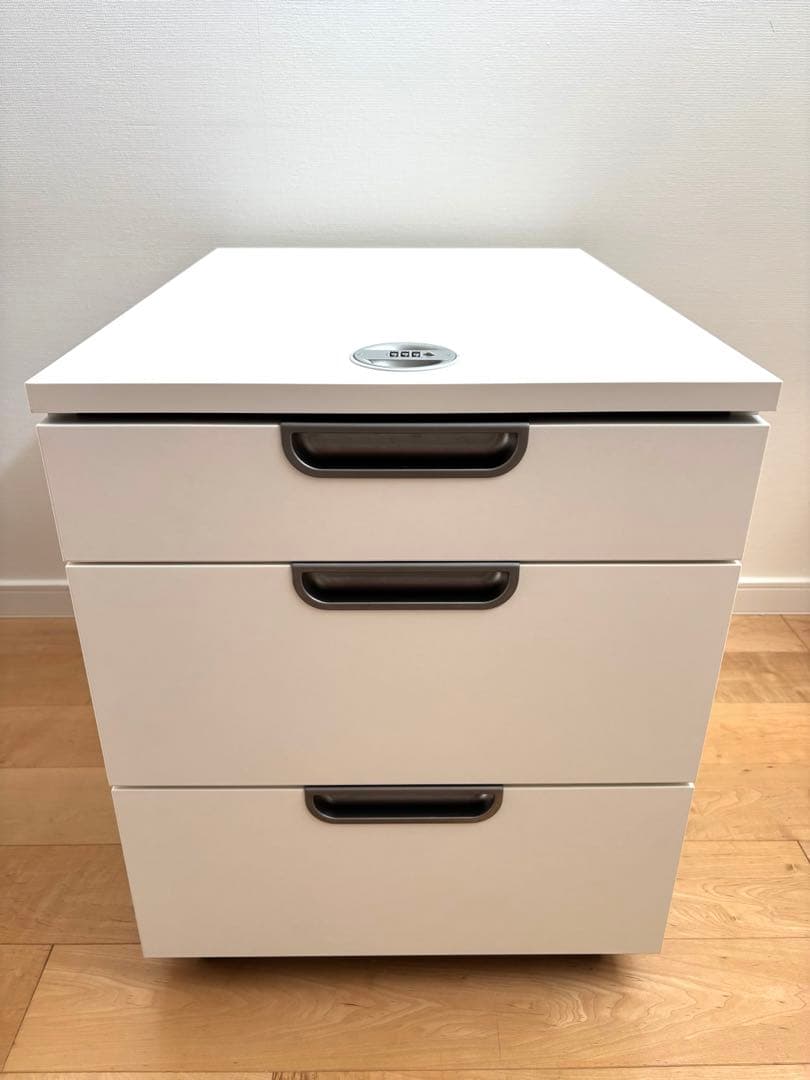 【IKEA】 ガッラント デスクワゴン オフィス ユニット 3段 キャスター付き