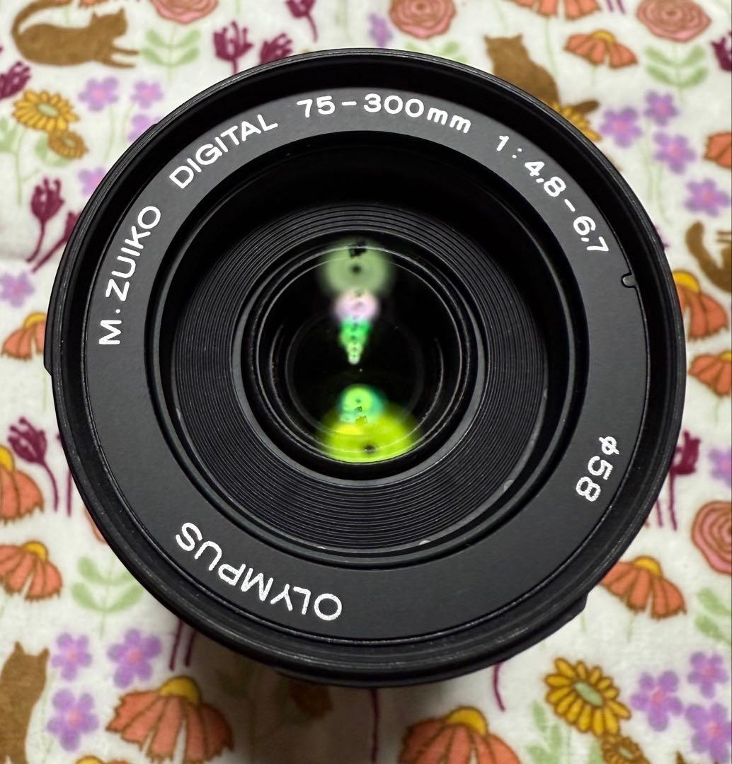 オリンパスM.ZUIKO DIGITAL ED 75-300mm 望遠レンズ