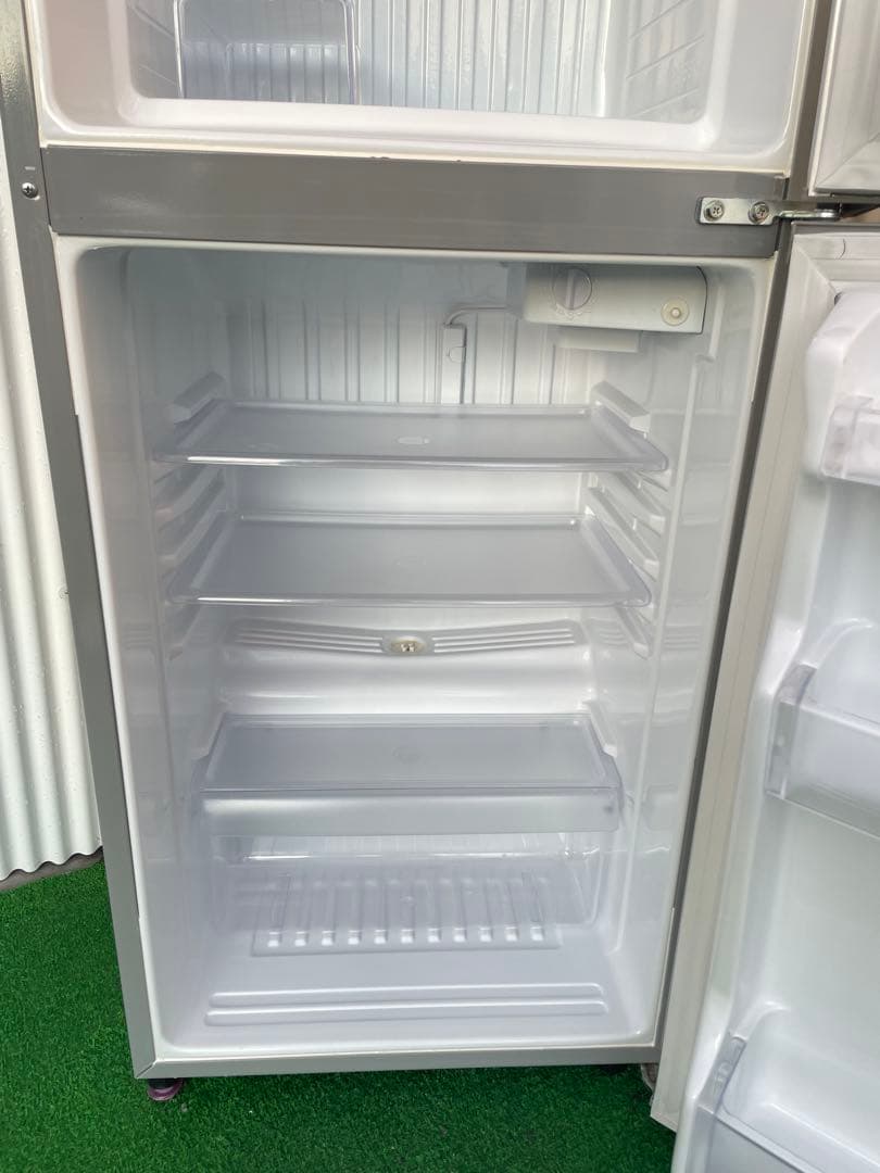 847 アクア シルバー2ドア冷蔵庫 右開き トップフリーザー 一人暮らし 単身