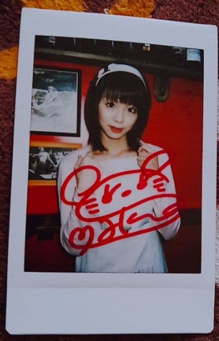 水谷さくら　サイン　チェキ　その21　非売品　特典　希少品　レースクイーン　レア