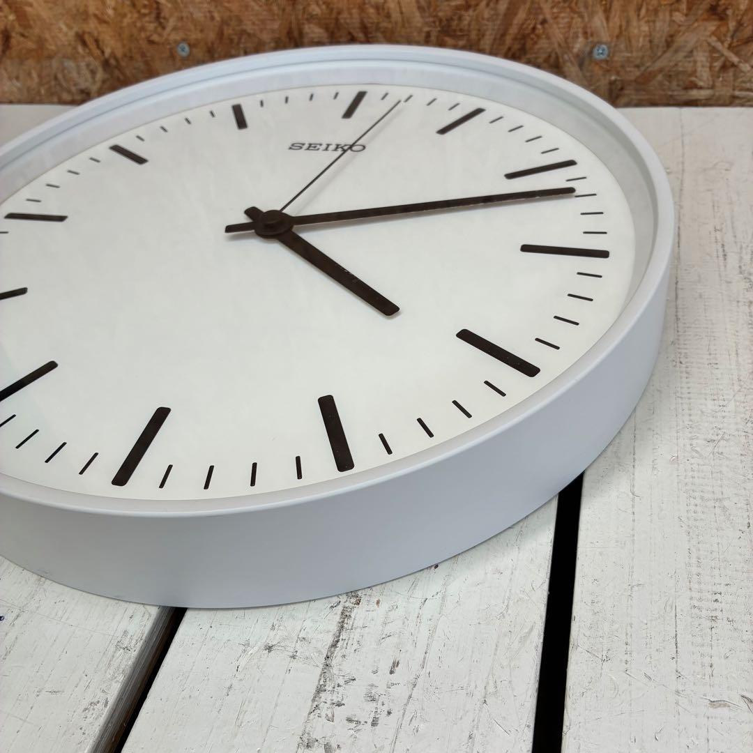 0636 SEIKO KX308W 電波時計　アルミボディ