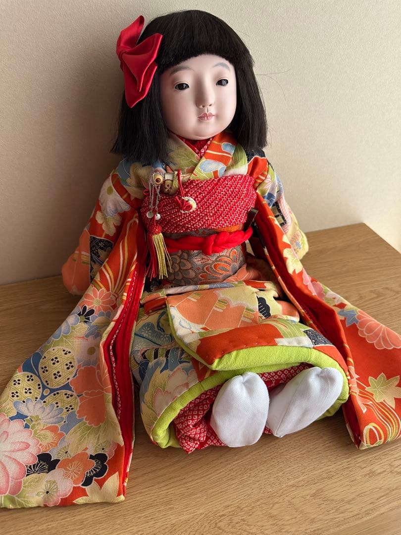 市松人形　日本人形　52センチ