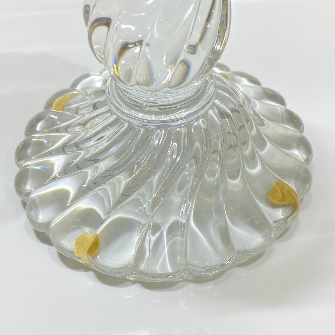 Baccarat バカラ バンブートゥース キャンドルスタンド オールドバカラ