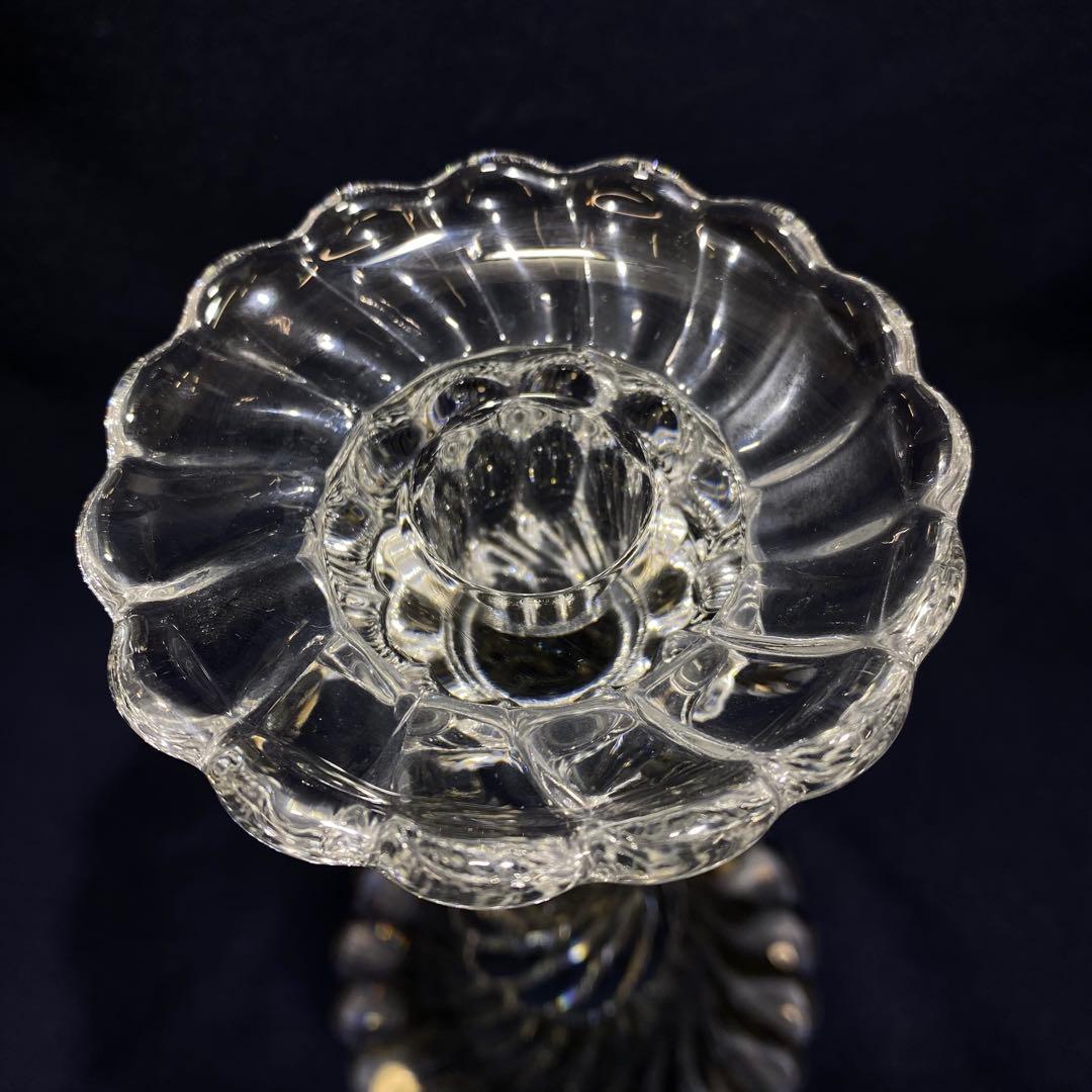 Baccarat バカラ バンブートゥース キャンドルスタンド オールドバカラ