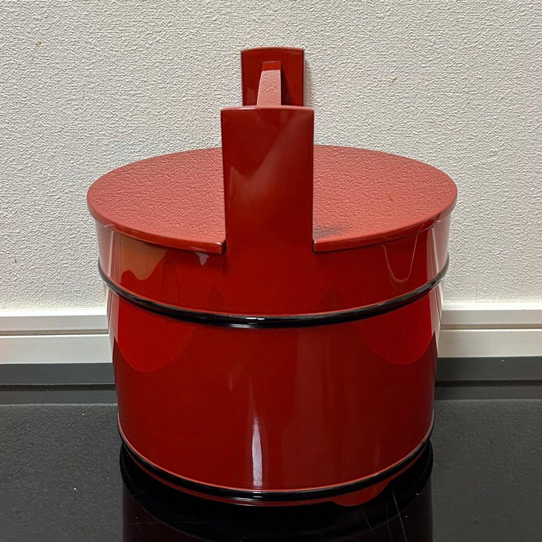 輪島塗朱手桶水指　茶碗茶道具懐石茶箱鵬雲斎坐忘斎淡々斎即中斎七事式水屋道具香合棗