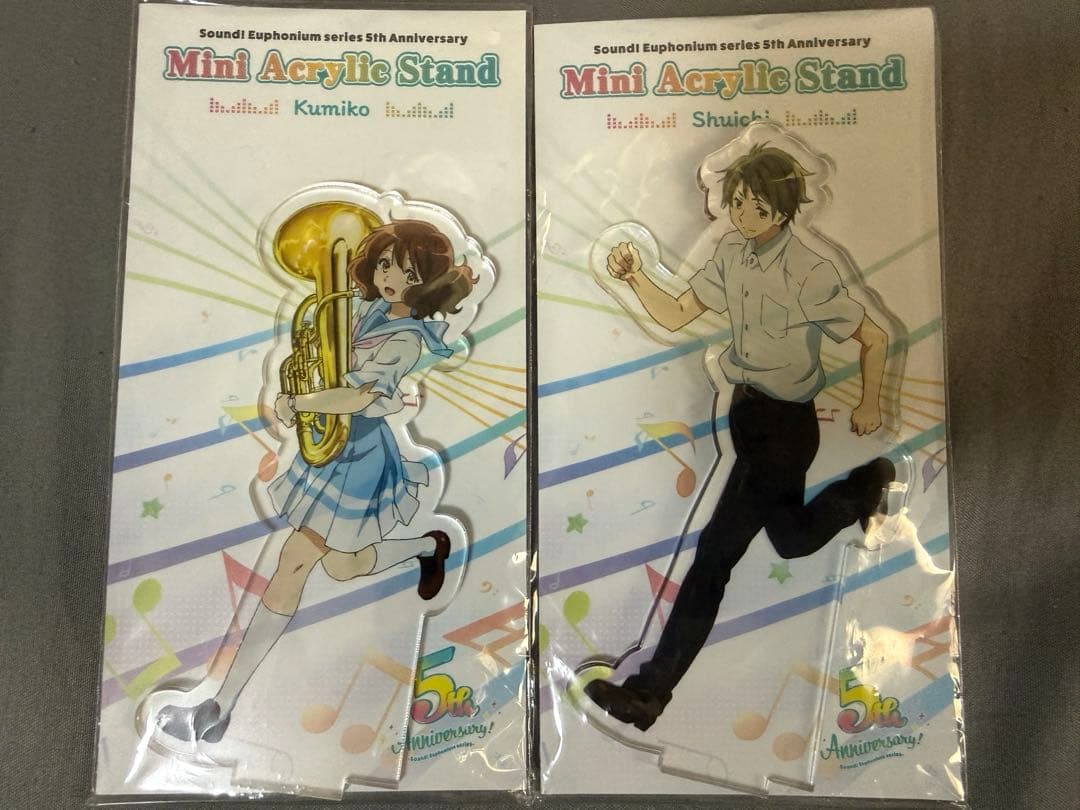 希少￼ 響け！ユーフォニアム ミニアクリルスタンド 5周年記念 久美子　秀一