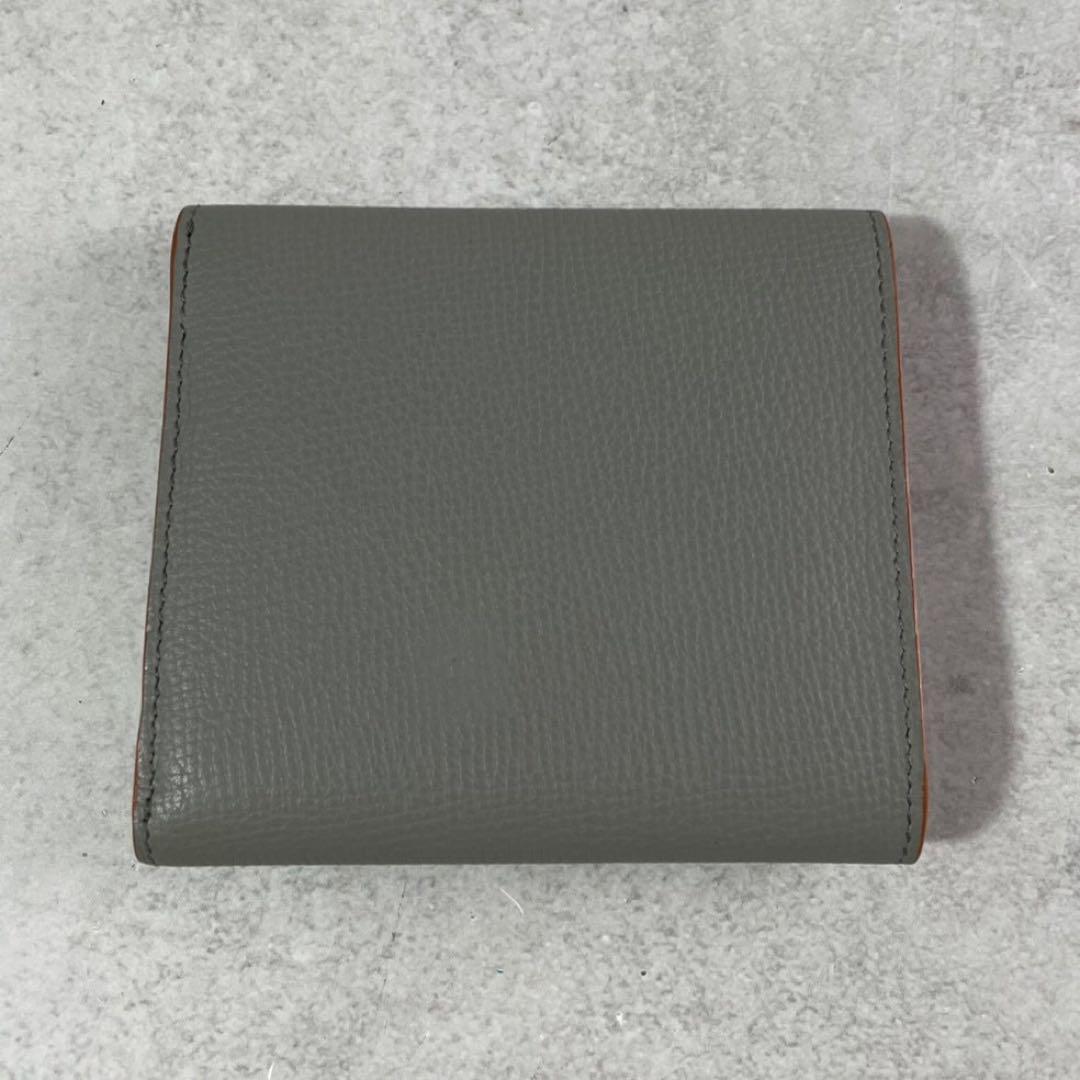 【大人気】 ロエベ トライフォールド アナグラム タン 三つ折り財布 グレー