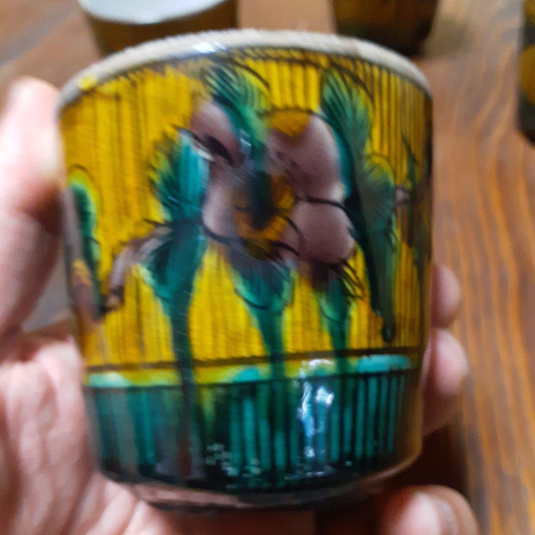 再興九谷吉田窯湯飲み5つセット