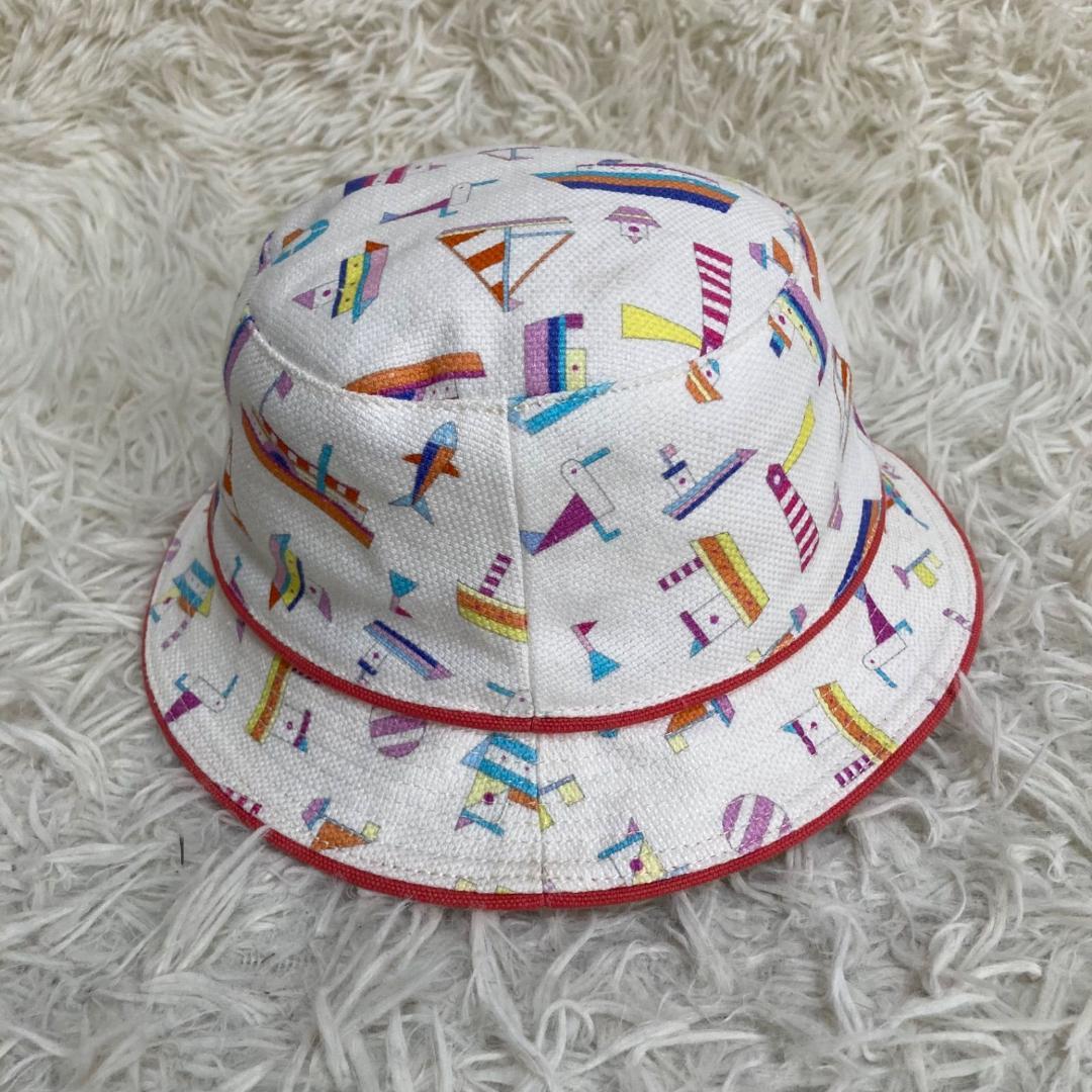 HERMES プティシャルティ ハット 子供用 キッズ サイズ52