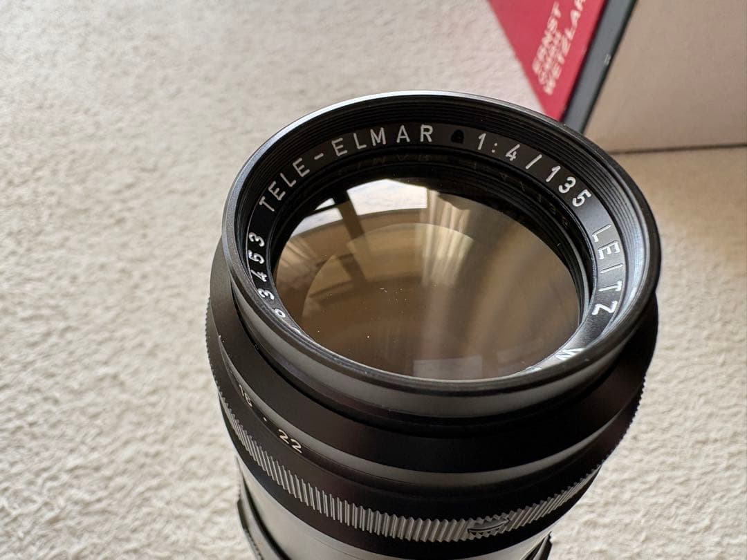 年末セール 元箱フード付き Leica TELE ELMAR 135mm f4