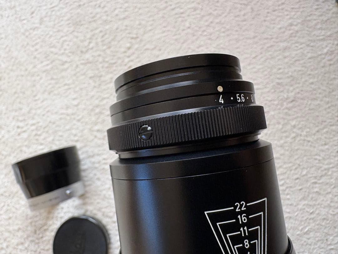 年末セール 元箱フード付き Leica TELE ELMAR 135mm f4