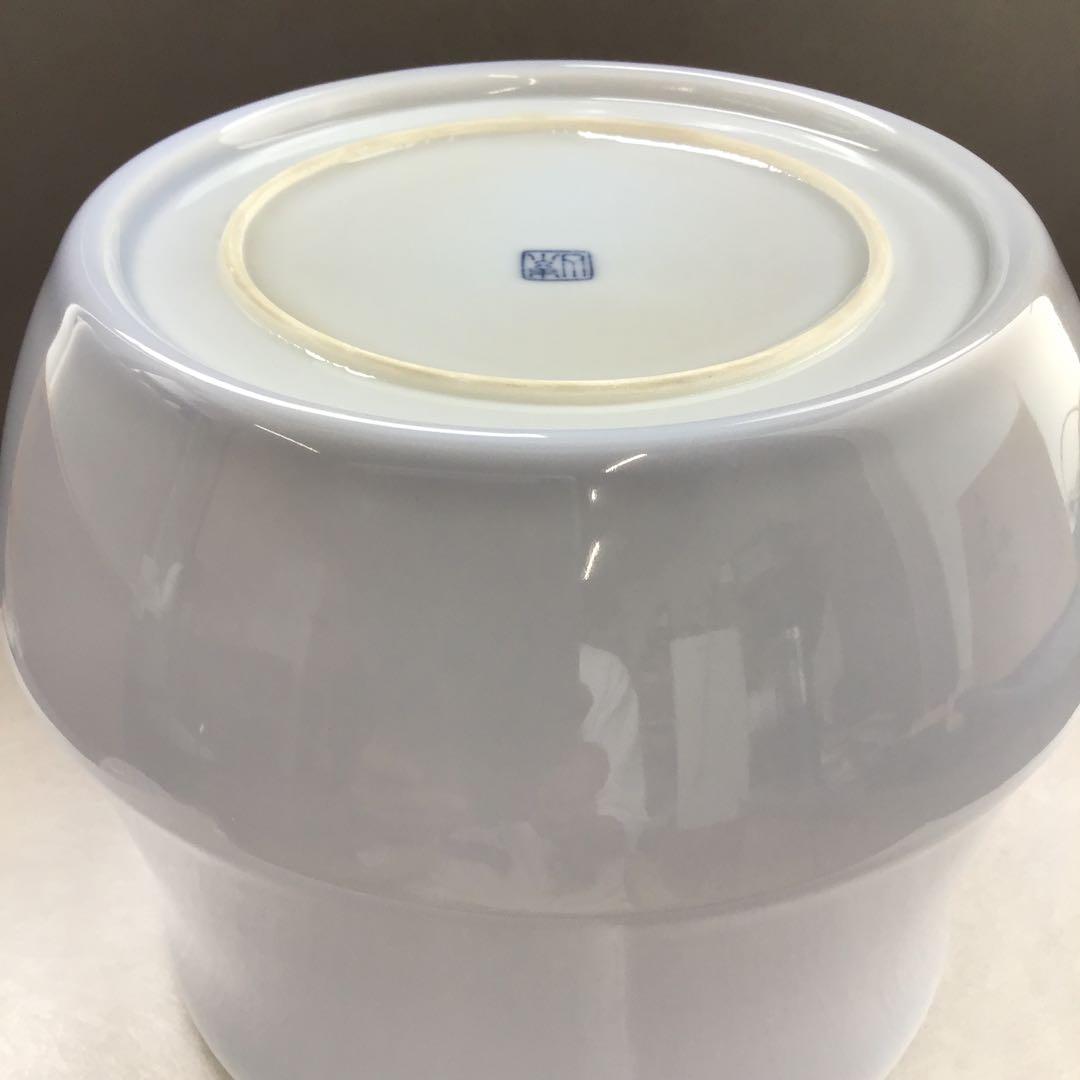 茶道具　天晴釉水指　素山窯　長江惣吉(曜変天目で有名作家)栞　共箱　S178MS