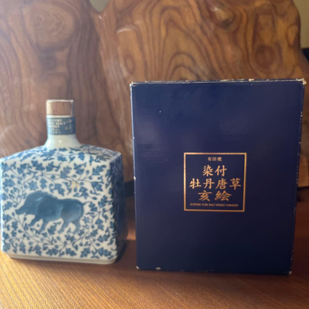 【超希少】サントリー 12年熟成 ピュアモルトウイスキー 有田焼ボトル入り 箱付