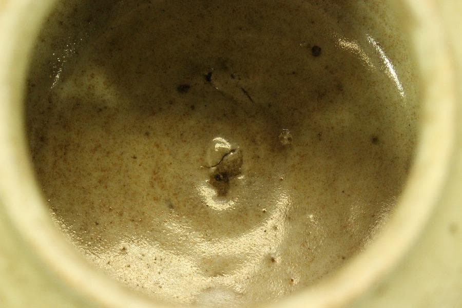 李朝 白磁 提灯壷 時代物(A803)