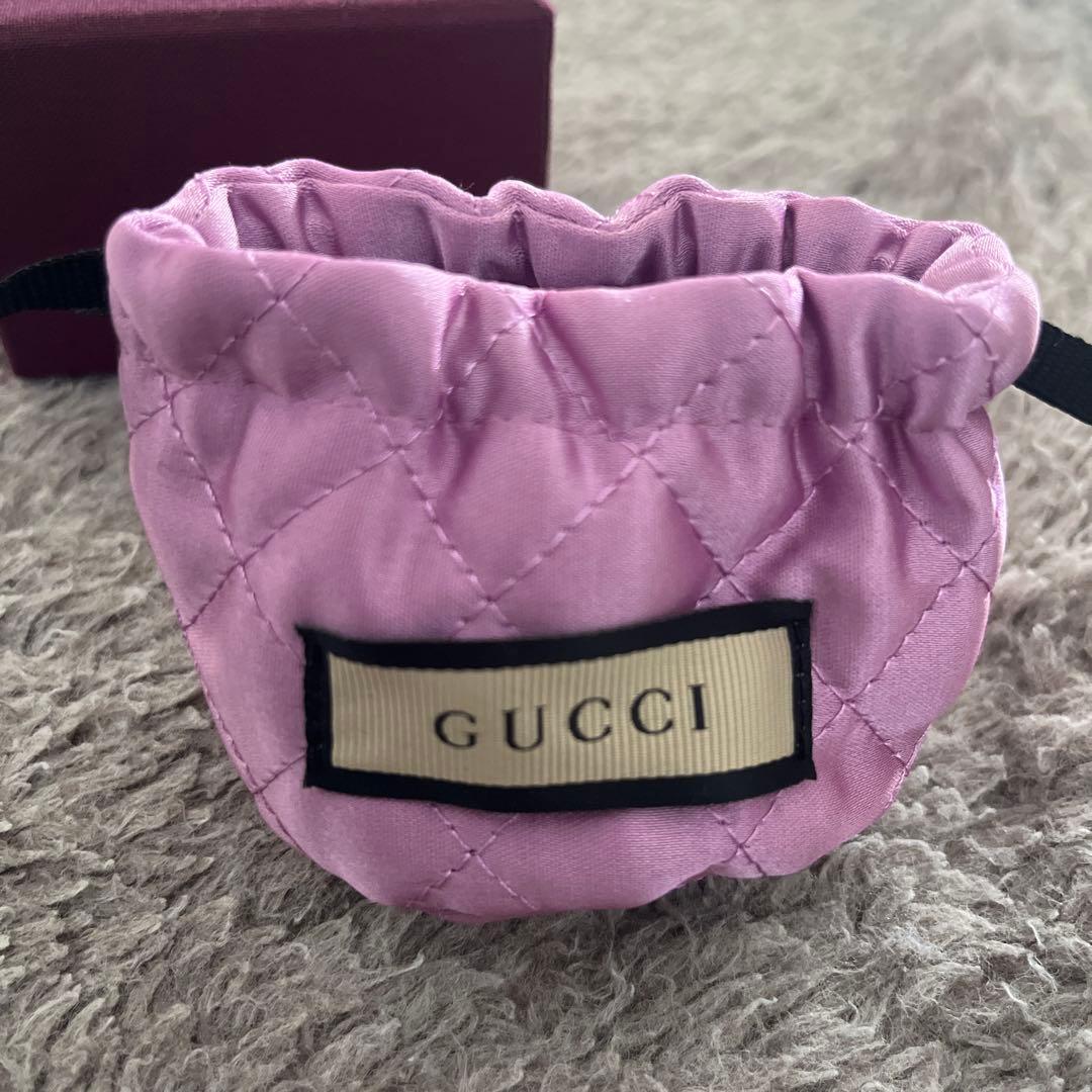 hulagirl 　GUCCI クリスタルダブルGブローチ　ピン