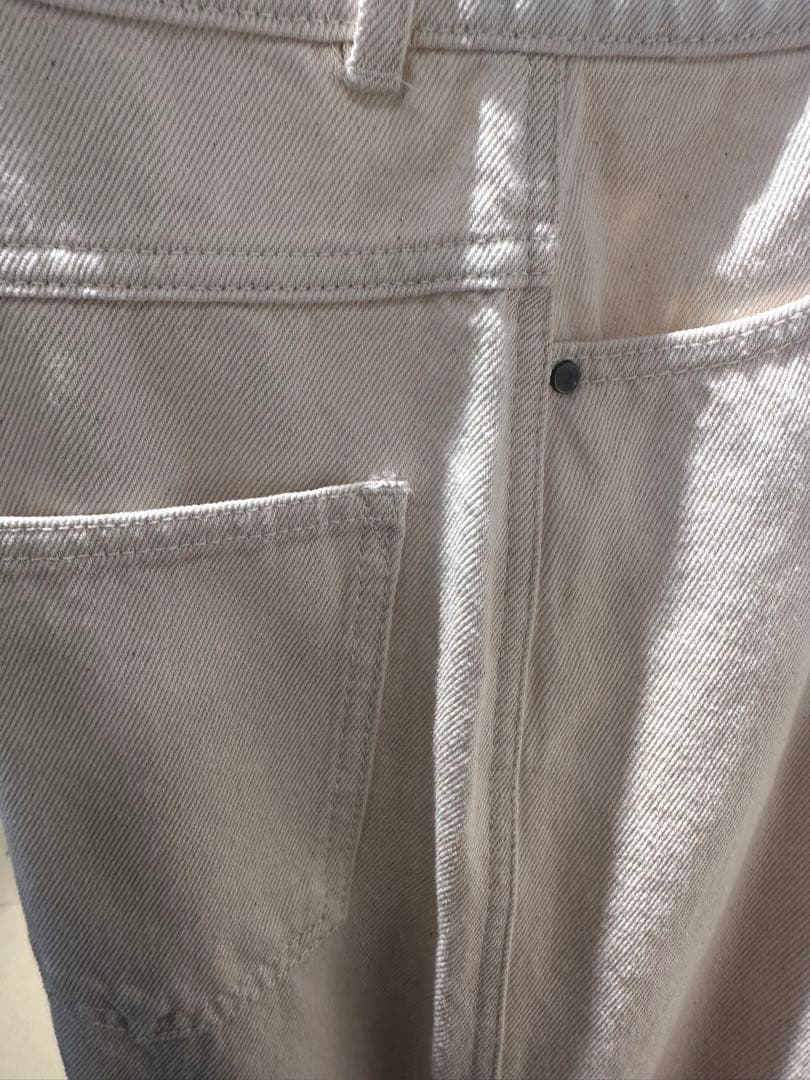 adidas アディブレイク 2-IN-1 デニムパンツ オフホワイト