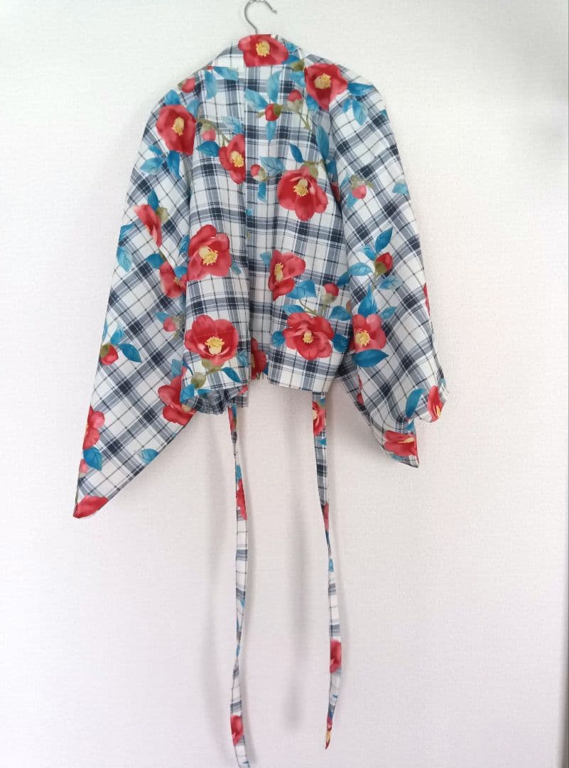 も*じ様 kutir クティールとレトロ 2wayレトロ浴衣セット 椿柄