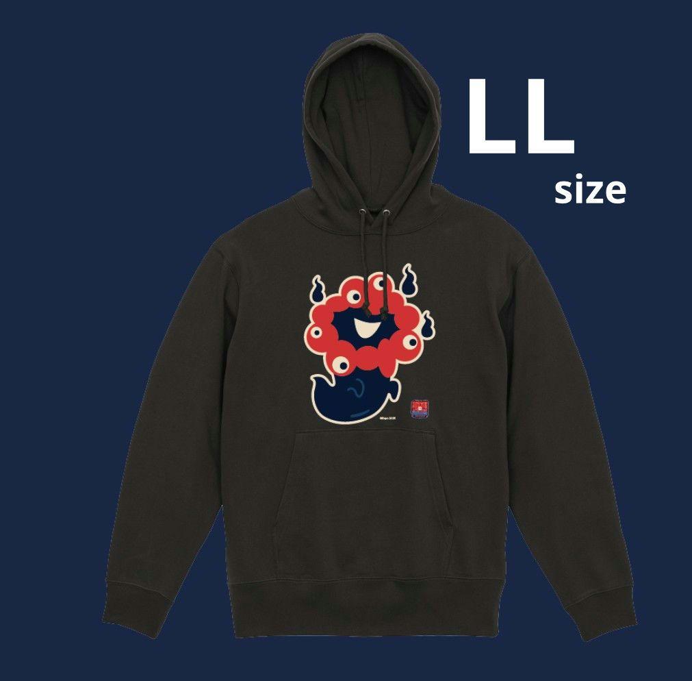 EXPO2025 ミャクミャク【初耳怪談EXPO】パーカー　ブラック XLサイズ