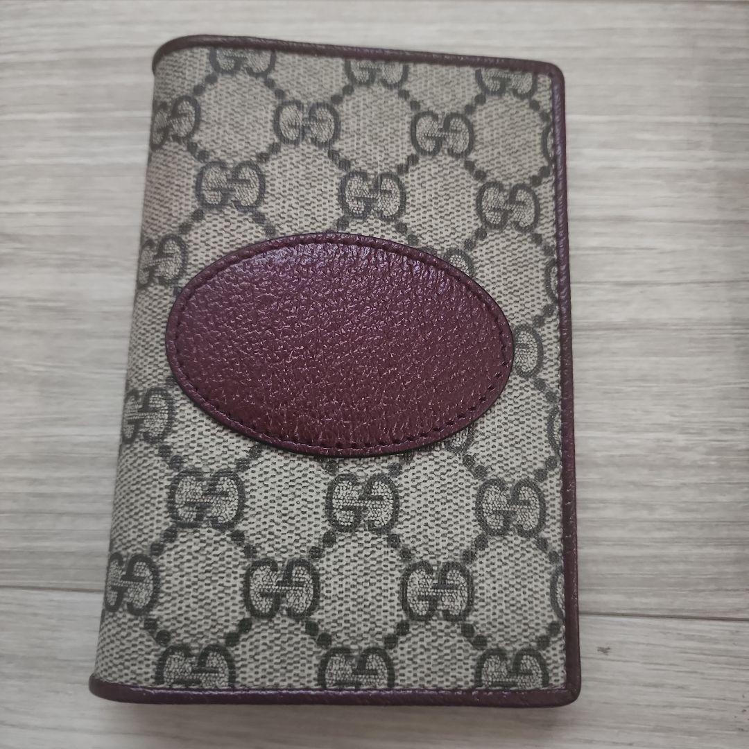 GUCCI パスポートケース ボルドー