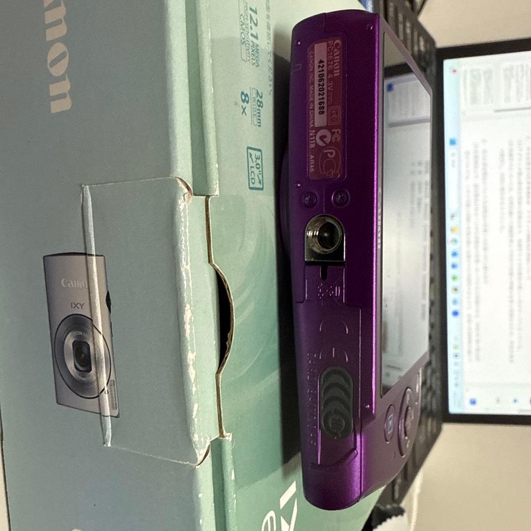 Canon IXY 600F パープル 箱取説付き